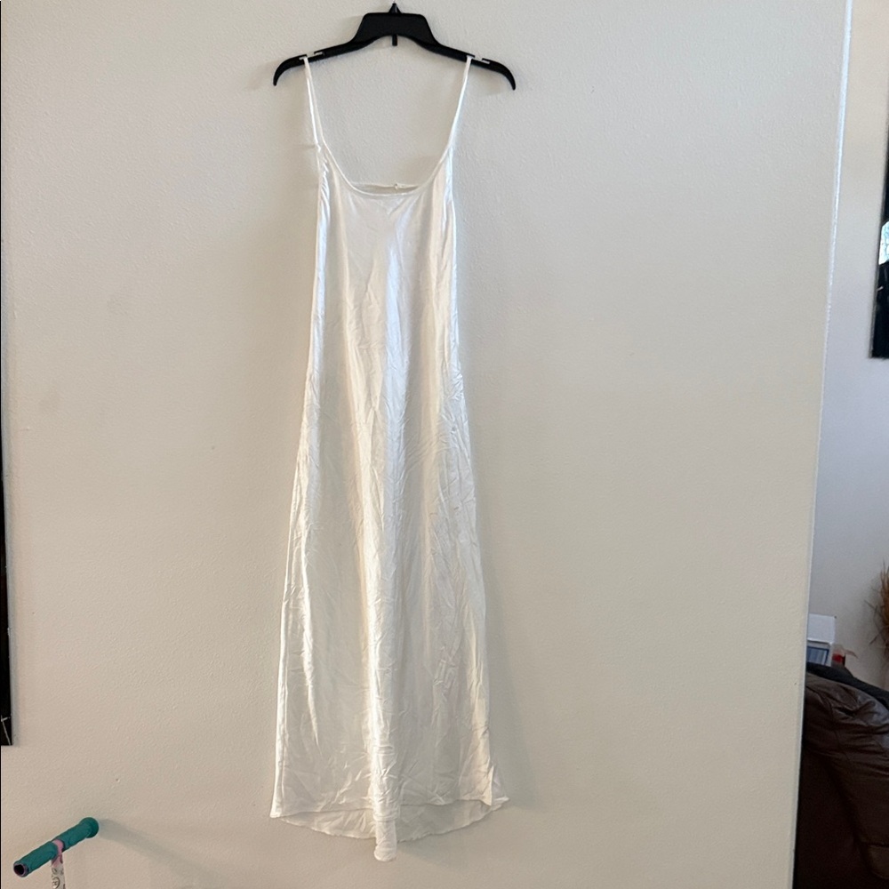 Zara White Long Sleeve Dress - Picture 4 of 5